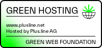 Green Hosting by Plus.line - zertifiziert durch Green Web Foundation