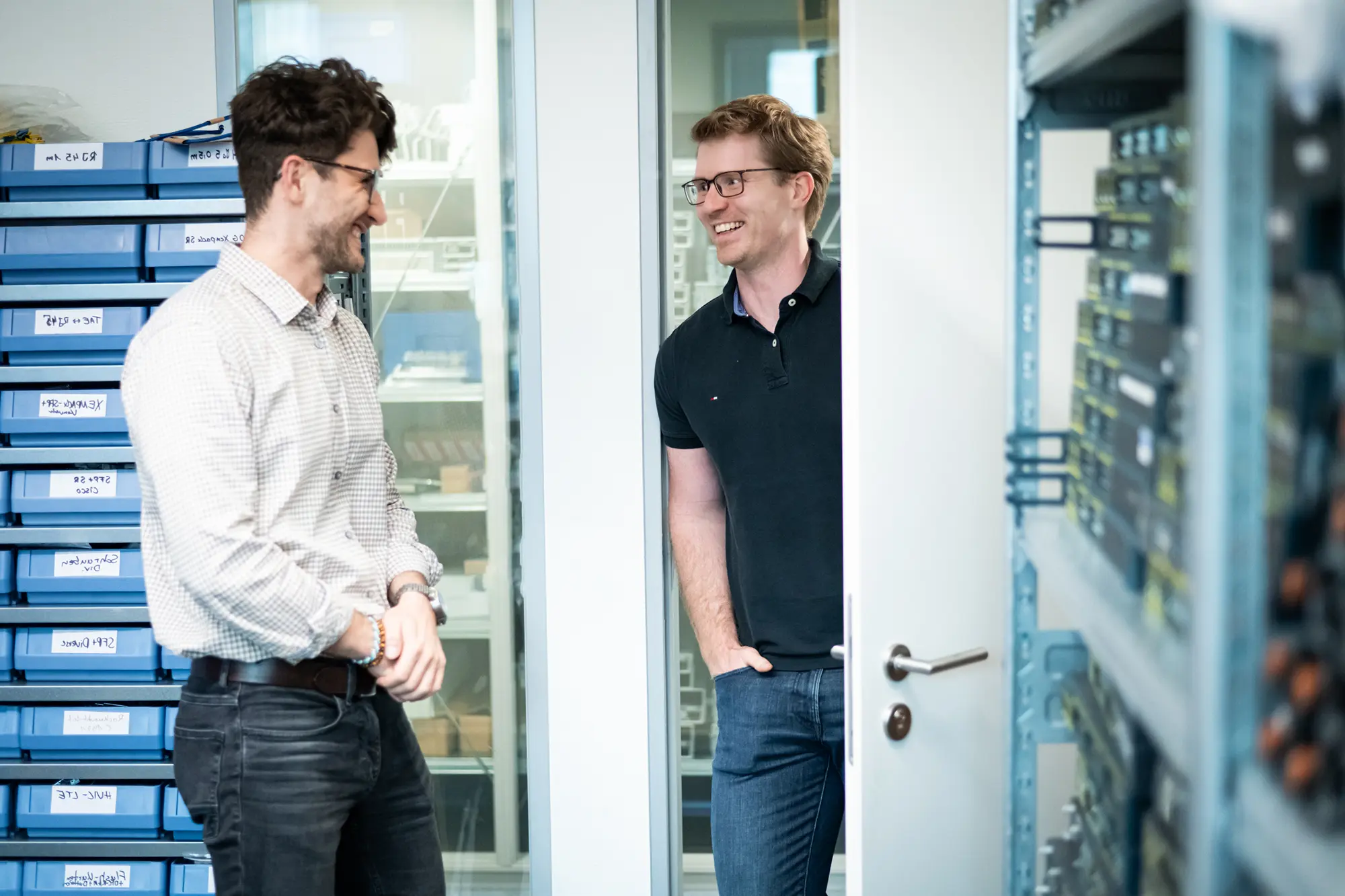 Team Unternehmensnetzwerke Christian und Stanislav Plus.line